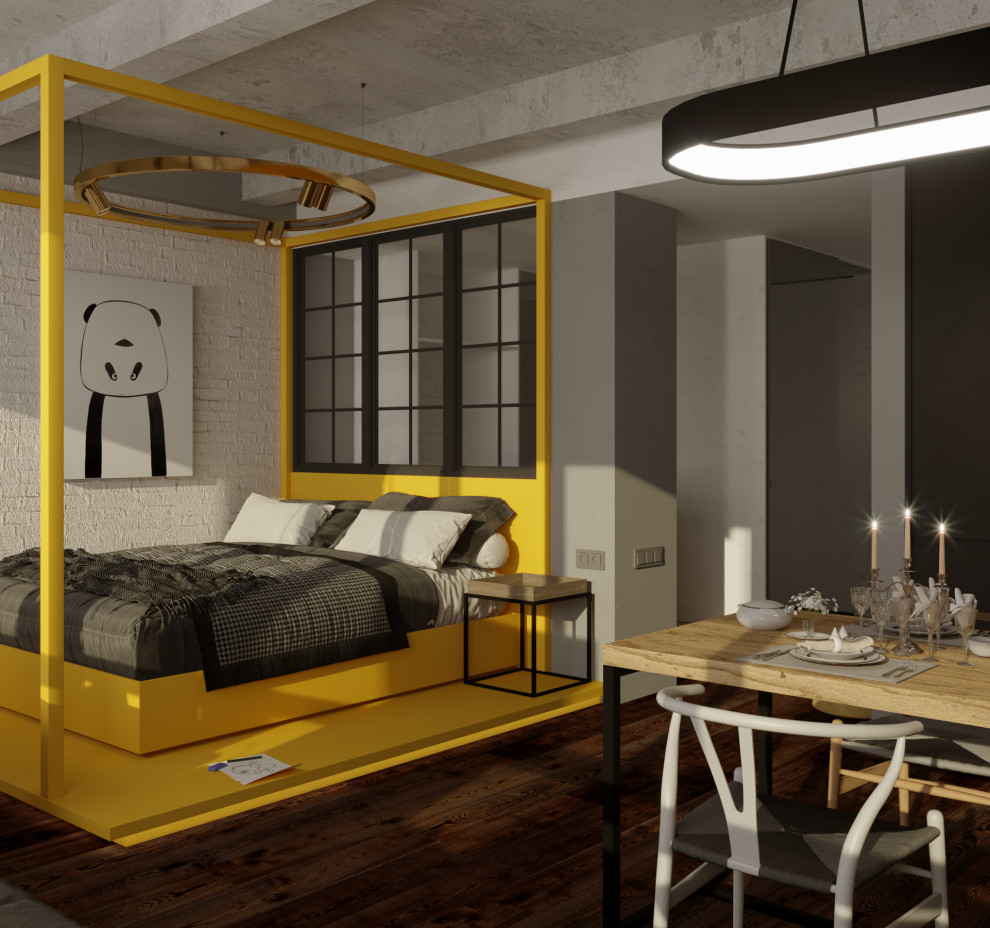 Обложка проекта: 3 D визуализация квартиры в старом фонде. Виртуальный проект.