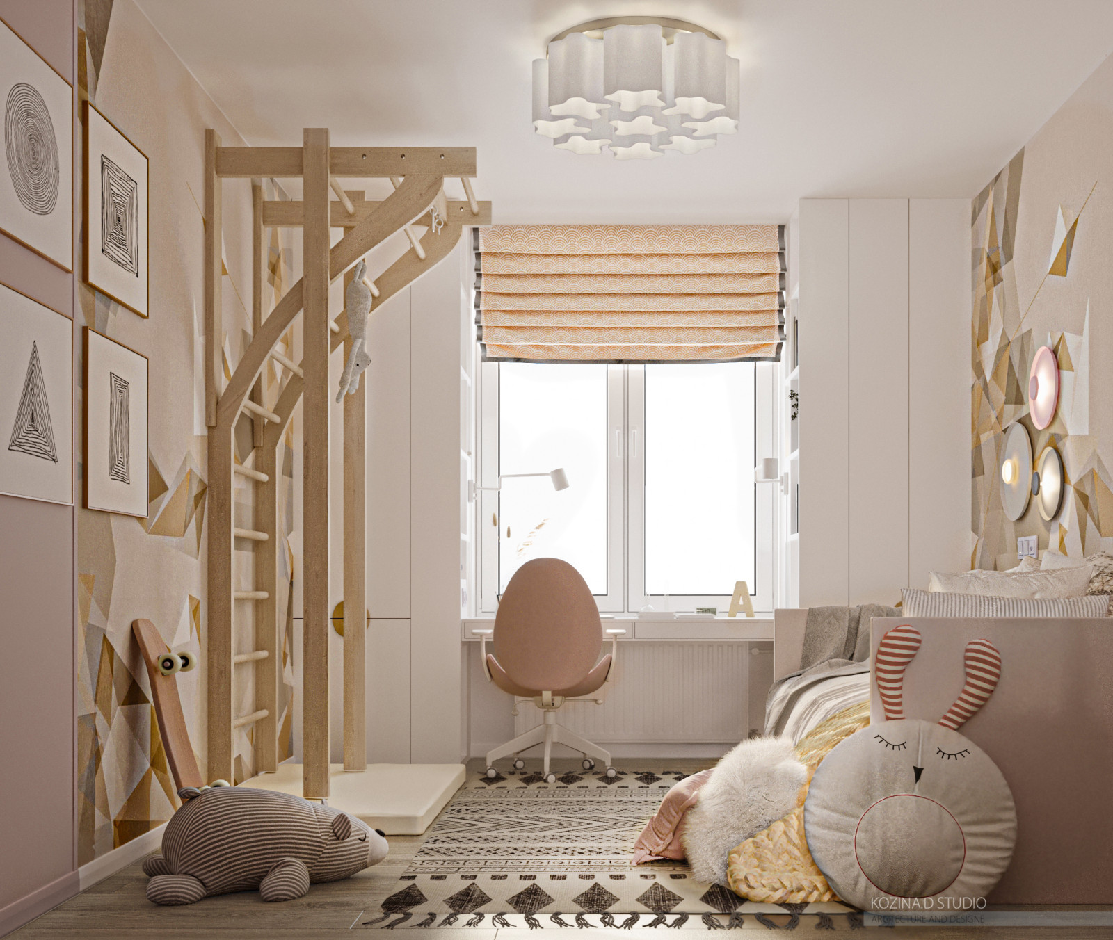 Проект трехкомнатной квариты (82 м²) в Санкт-Петербурге