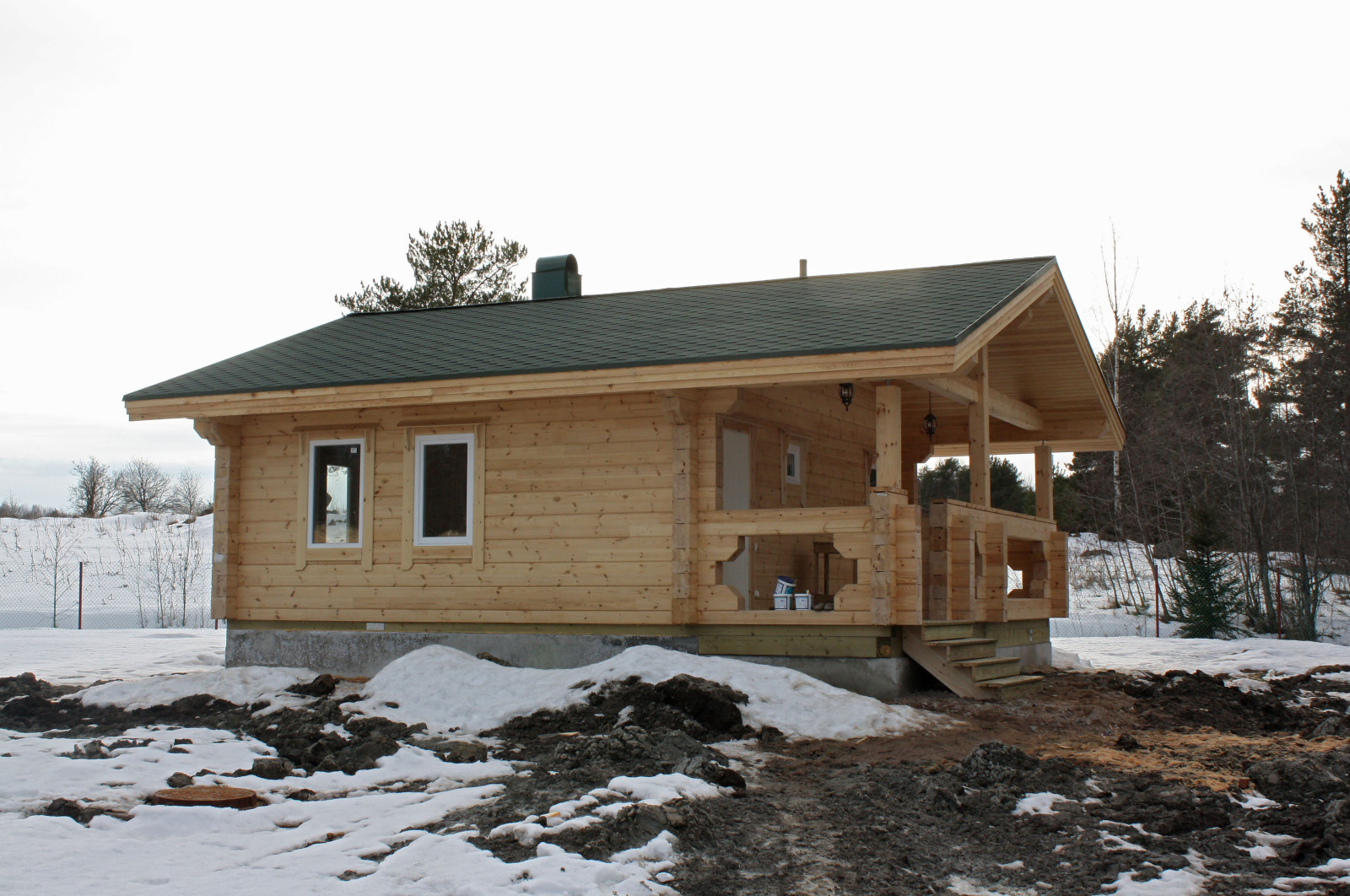 Обложка проекта: Брусовая баня