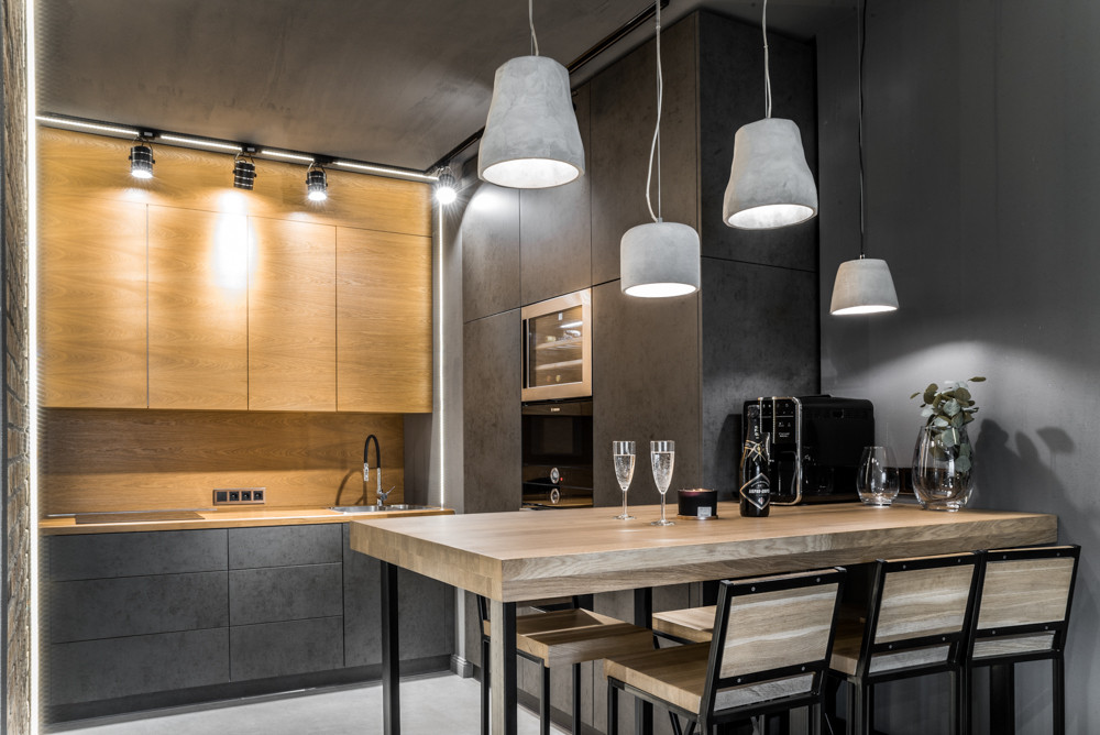 Фото интерьера в стиле "Loft", ул. Зоологическая, г.Калиниград