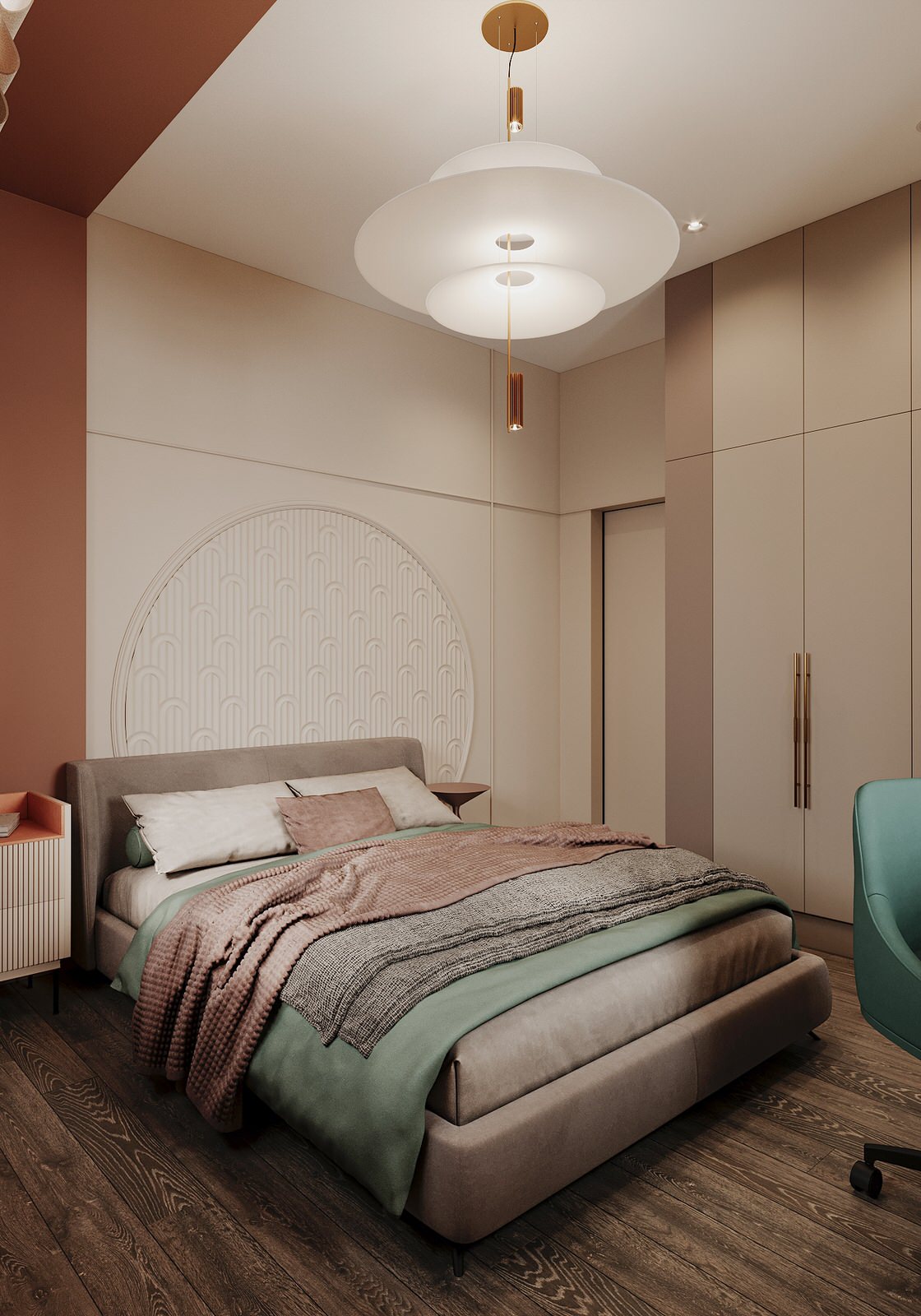 Интерьер загородного дома кардинально отличающийся от домов в округе