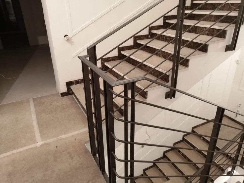 Перильное ограждение по проекту дизайнера