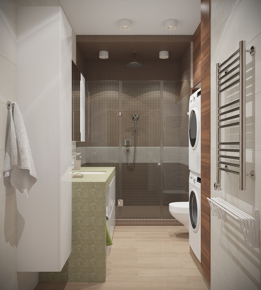 Скандинавский Минимализм. Центральное место - душ