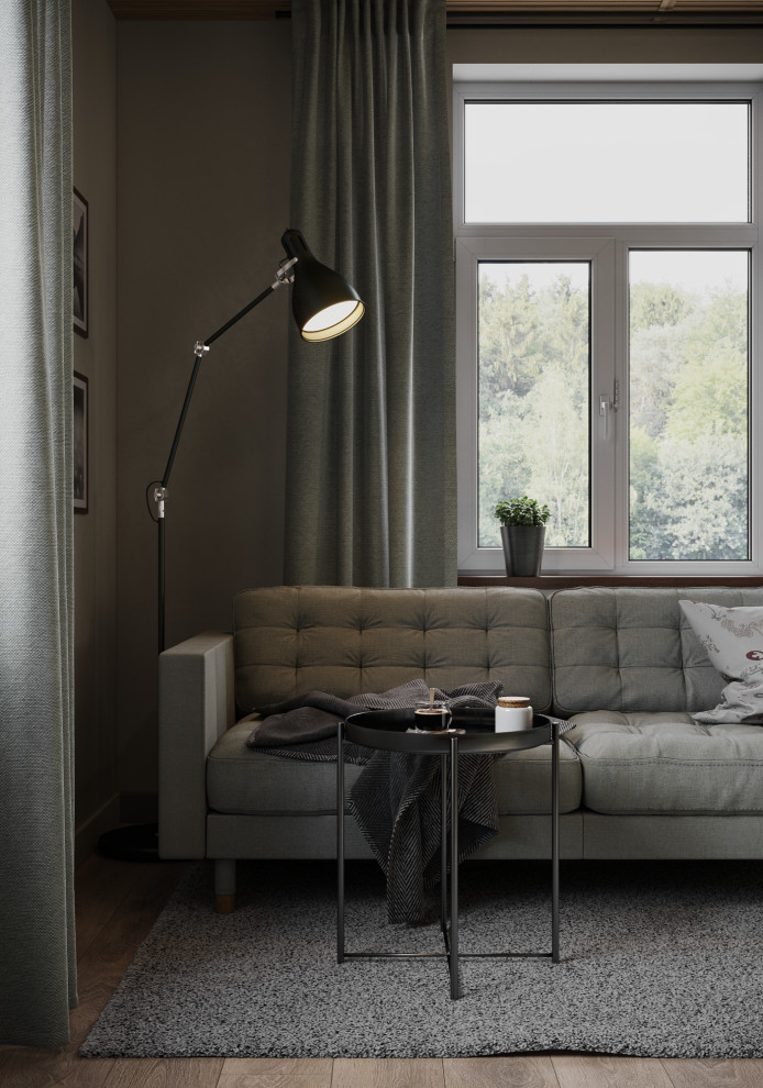 Гостиная загородного дома