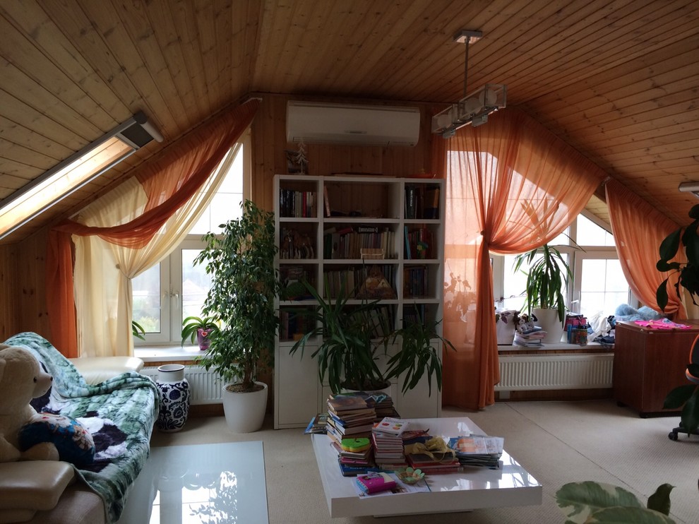 Реконструкция интерьера дома в Подмосковье.