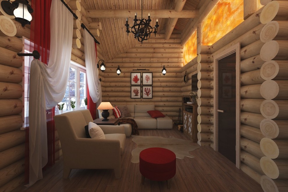 Гостевой дом с сауной для молодой пары, 41 кв.м.