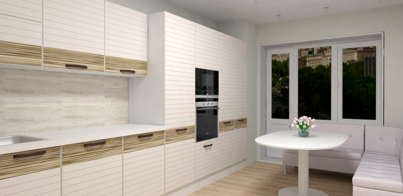 Кухня в современном стиле.