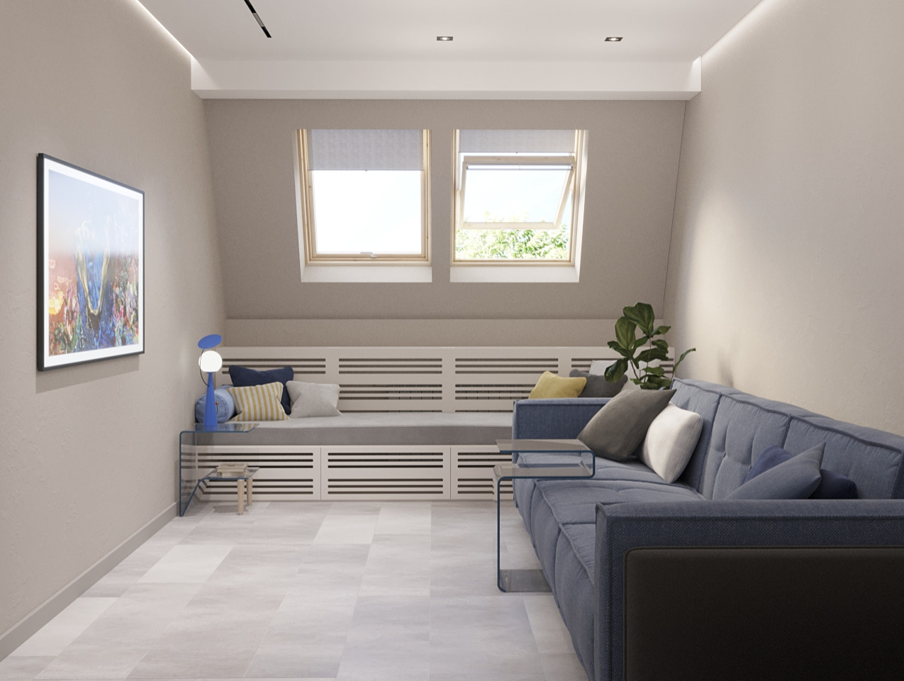 Двухкомнатная квартира с мансардой под Калининградом