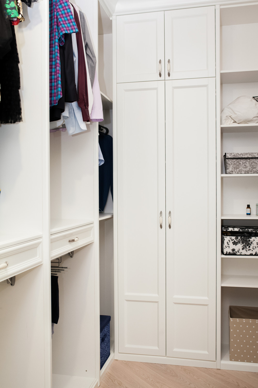 Белая гардеробная