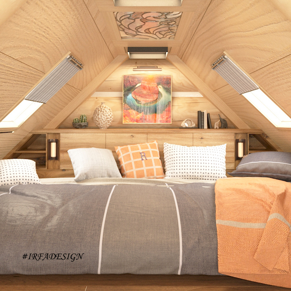 Визуализации в стиле «ШАЛЕ» с элементами скандинавского стиля