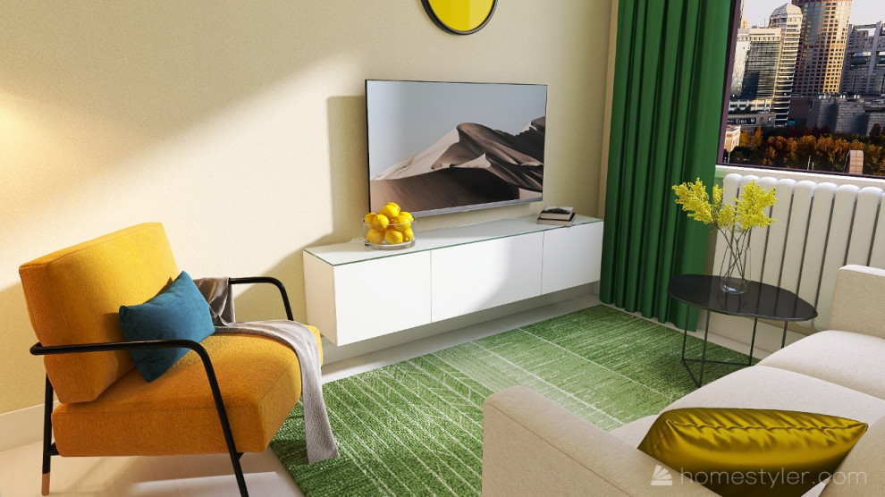 Крошечная, но очень уютная квартира 23 м2