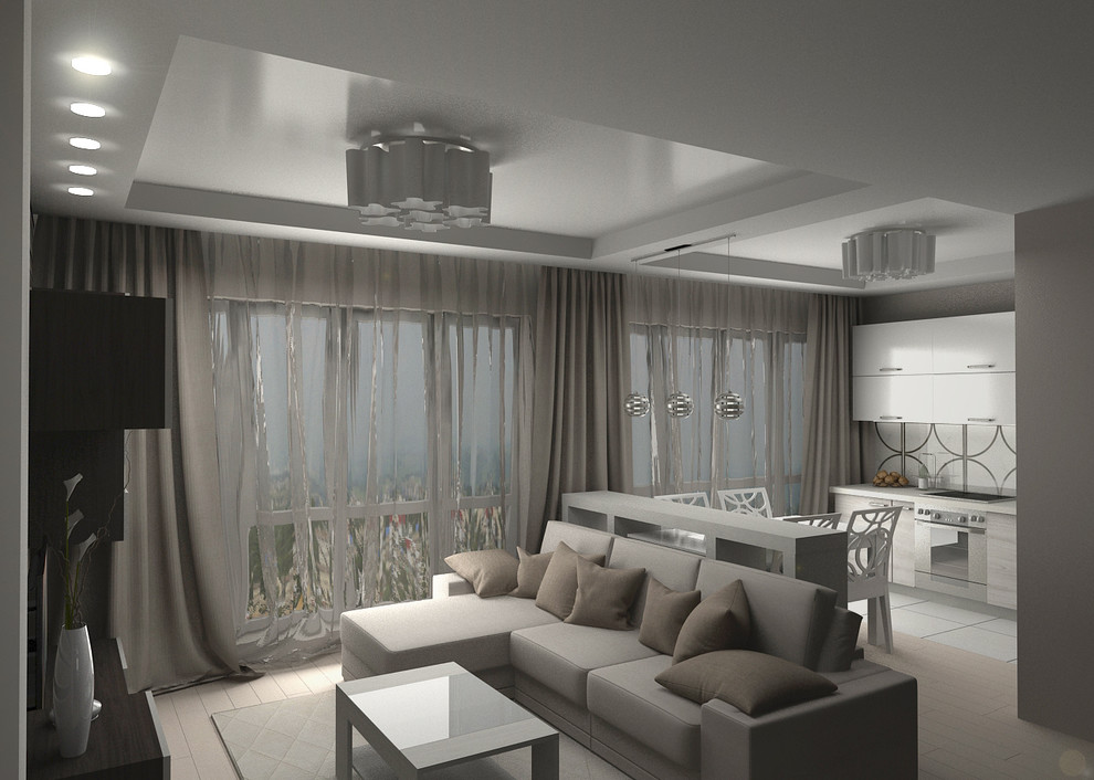 1 этаж - общее пространство