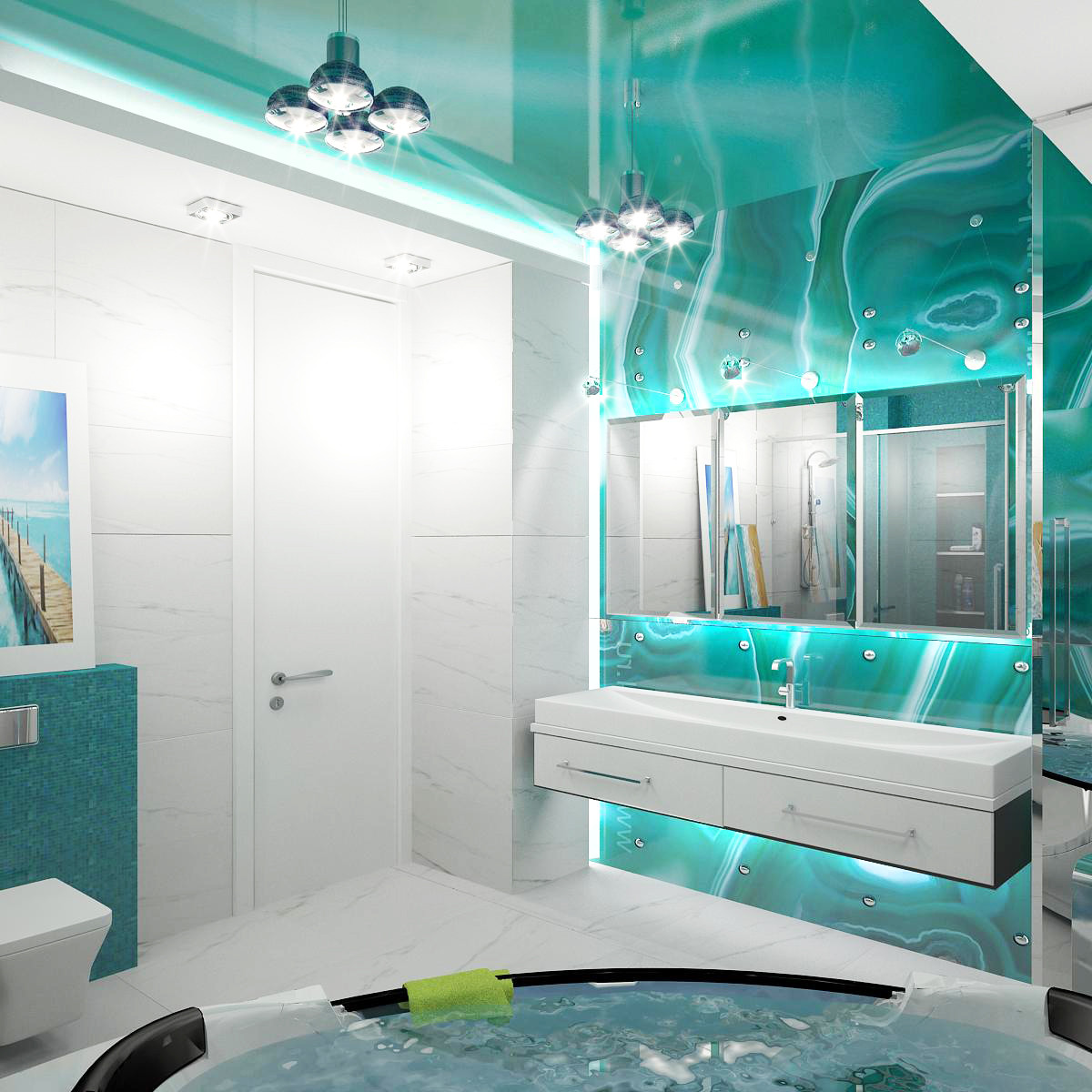 Квартира в современном стиле 260м.кв.