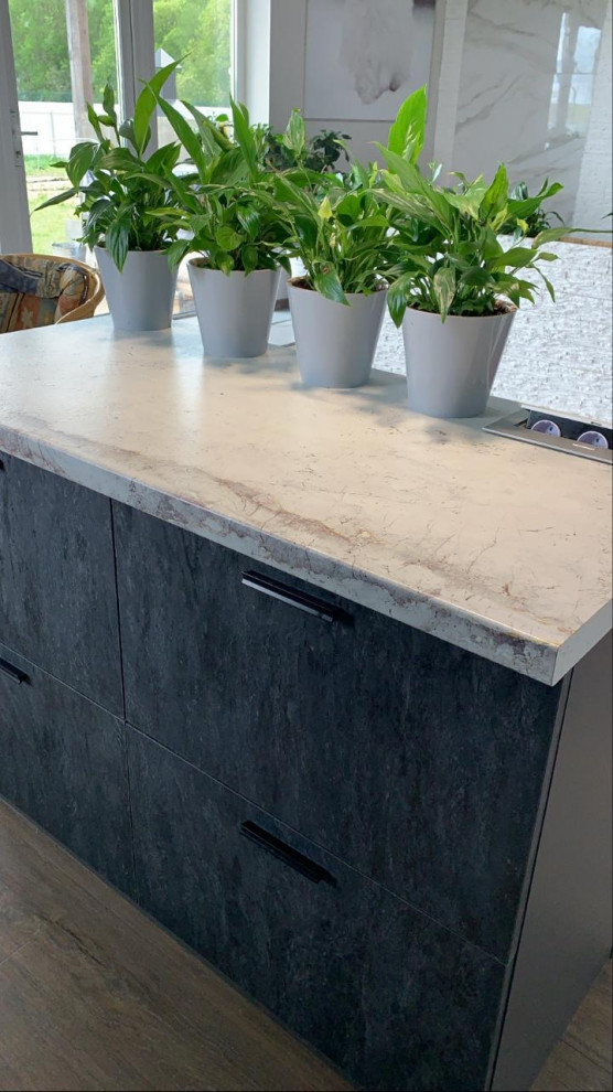 Кухня в загородный дом