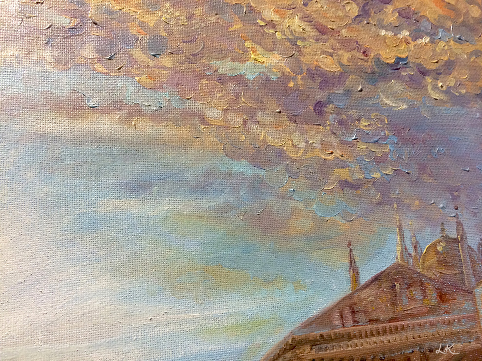 Архитектура; холст, масло