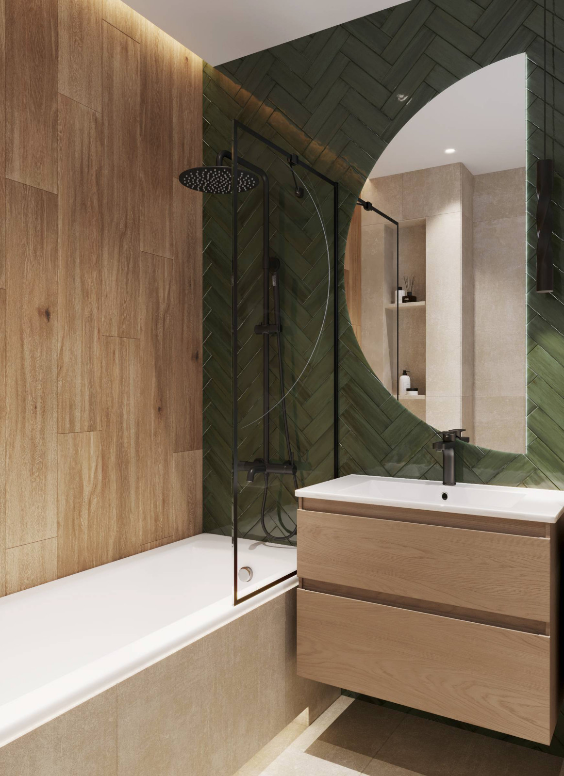 Однокомнатная квартира в современном стиле