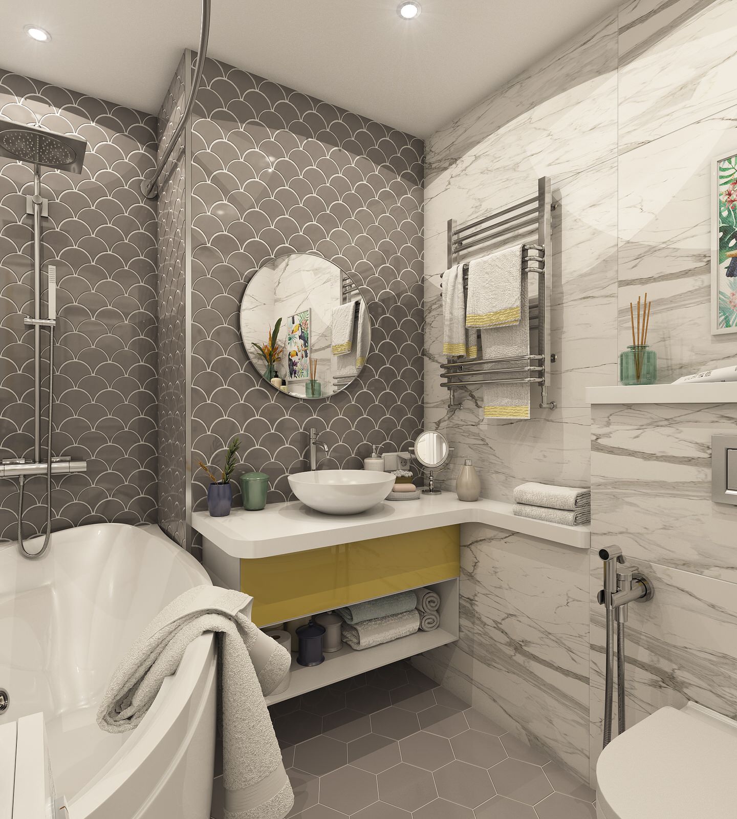 Квартира в современном классическом стиле