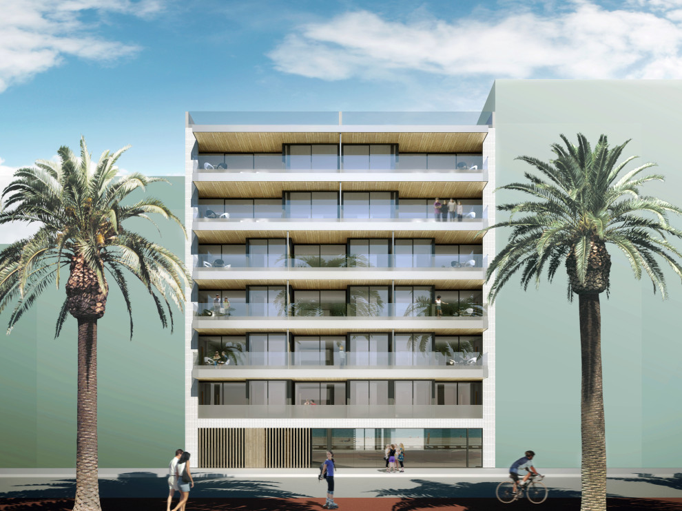 Edificio de viviendas en el frente marítimo de Lloret de Mar