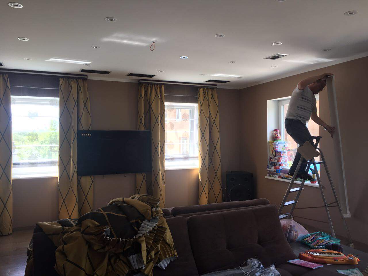 Шторы в гостиную