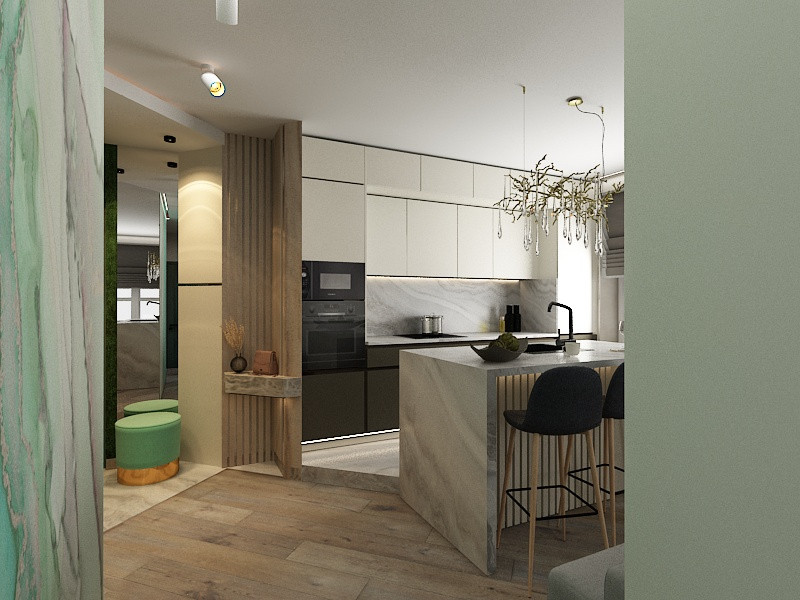 Квартира изумрудная