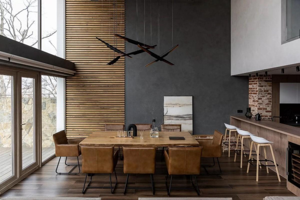 Реализованный дизайн-проект таунхауса в ЖК "На уровне"