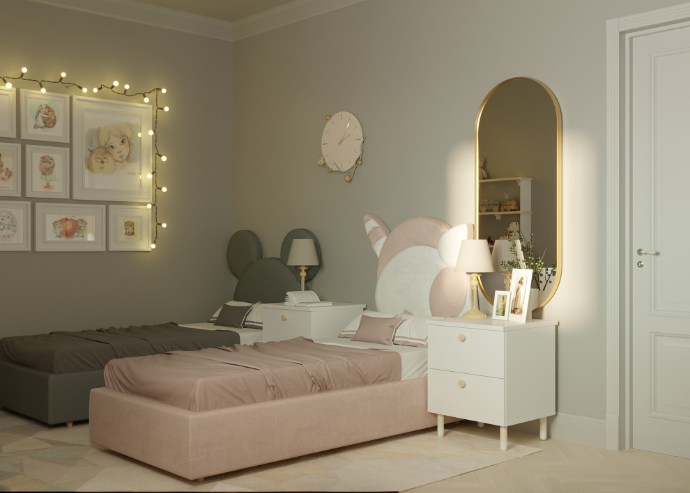 Детская комната для двоих детей разных возрастов