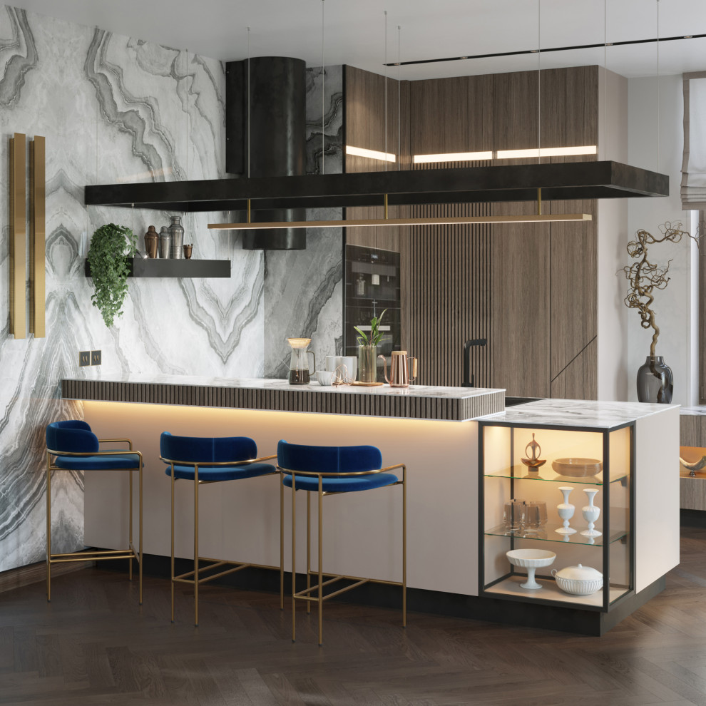 Обложка проекта: Квартира для молодой семьи 150м2