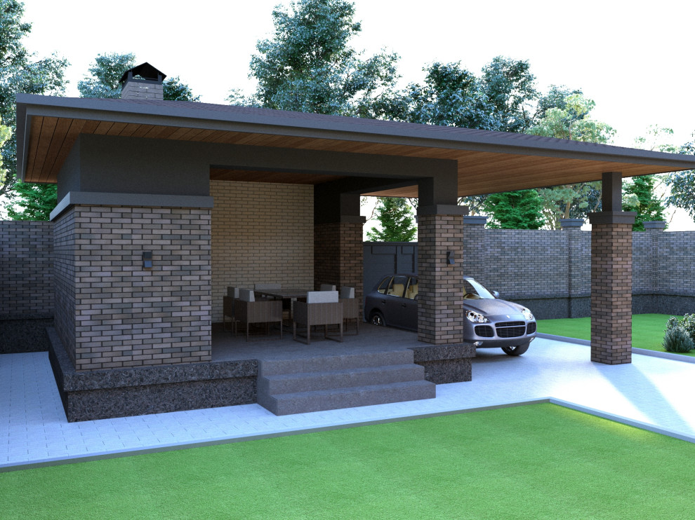 Индивидуальный жилой дом в современном стиле