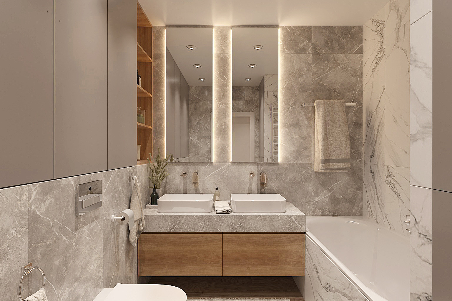 дизайн дома в светлых тонах