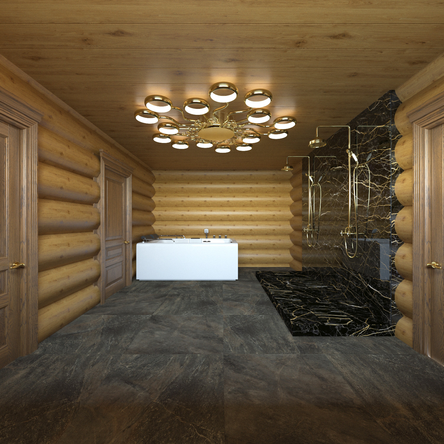 Ванные комнаты.