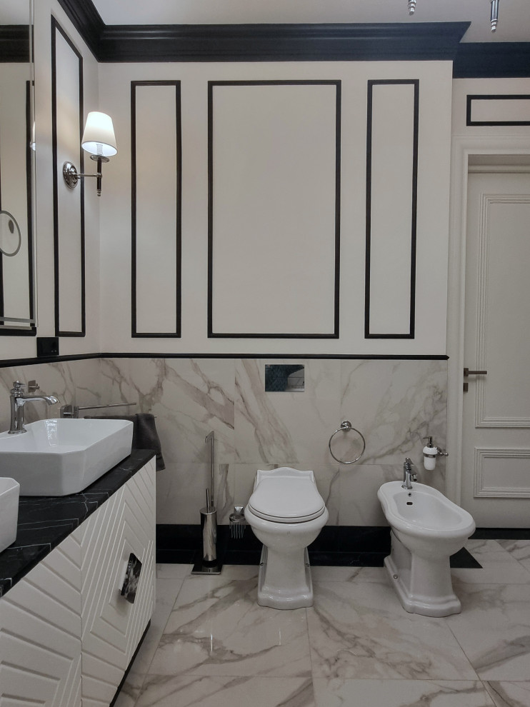 Редизайн санузла в стиле современной классики