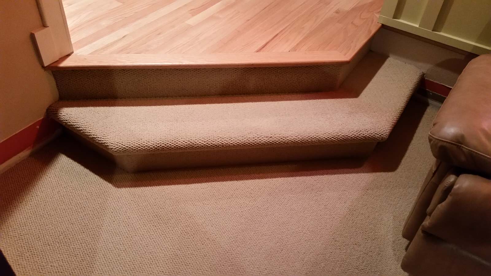 Install 2 1/4 prefinish red oak