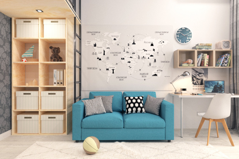 Визуализация дизайн-проекта 3-х комн. квартиры