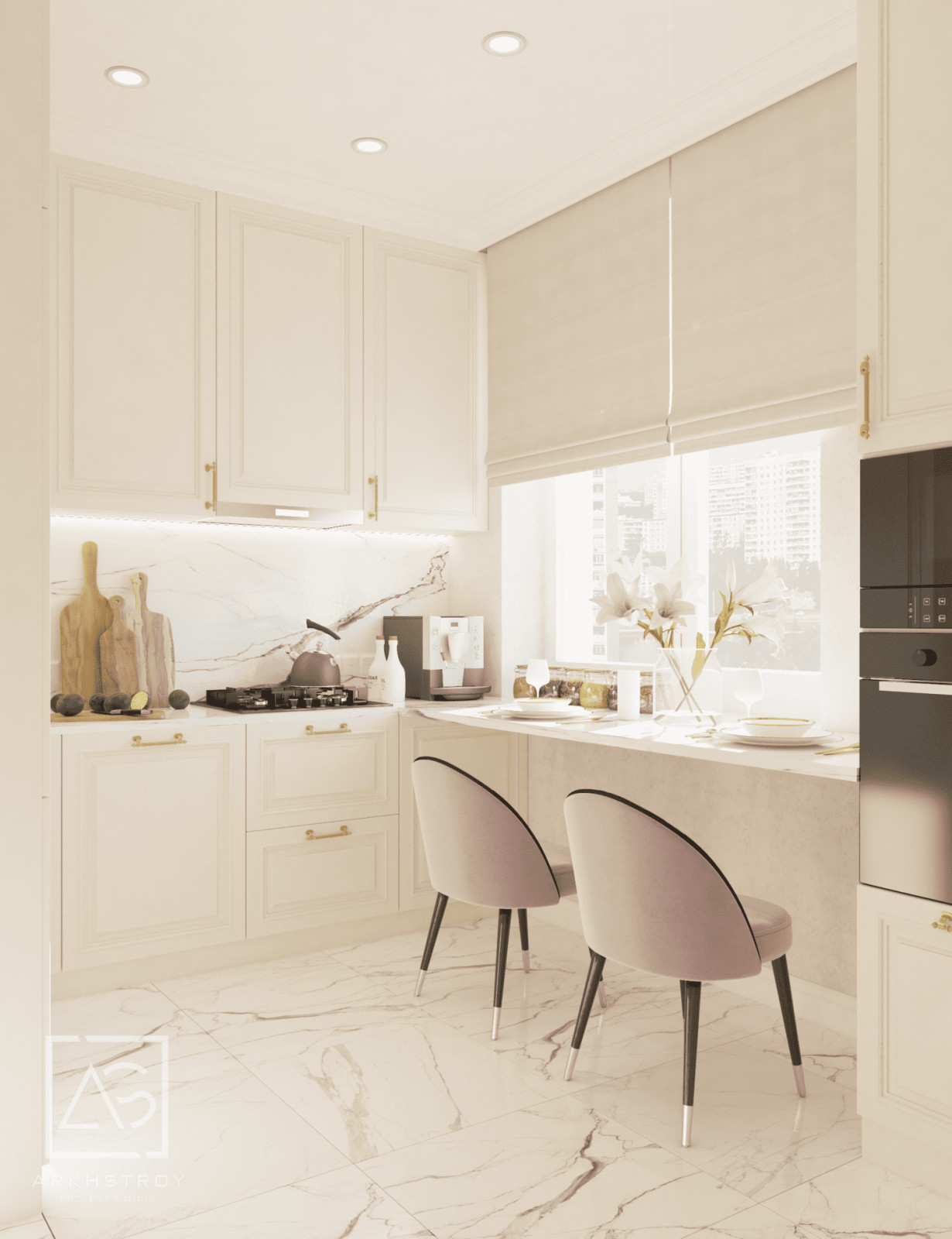 2-х комнатная квартира в Классическом стиле