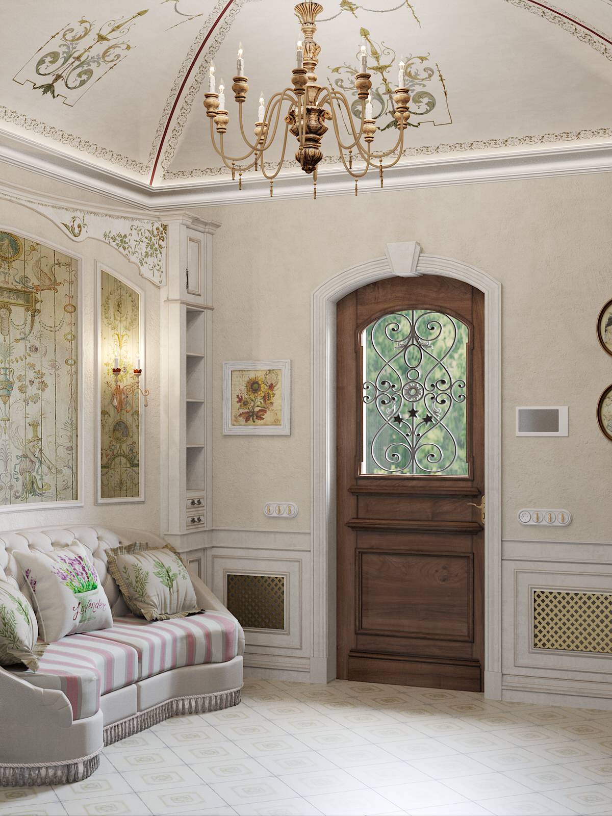 Прихожая загородного дома