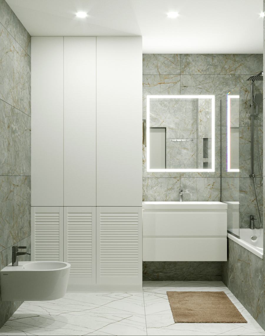 Проект Квартиры 90кв.м в Екатеринбурге