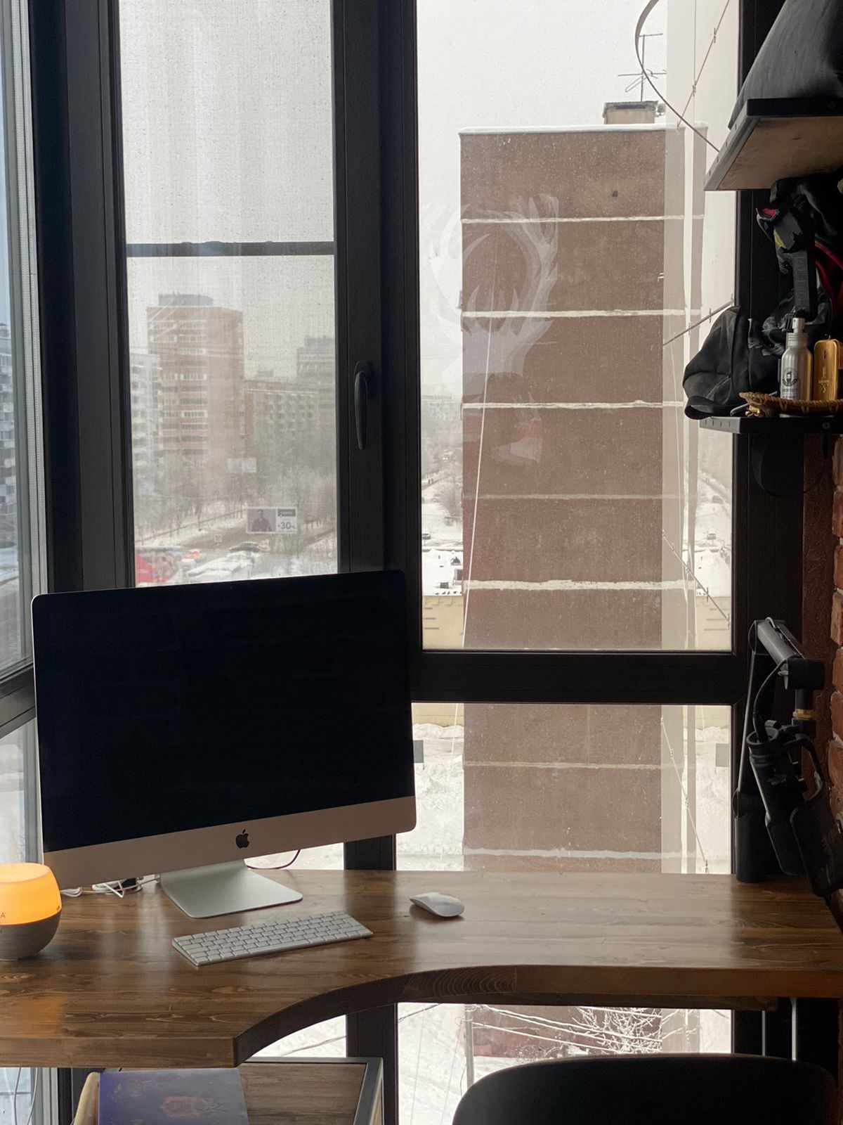 Балкон-кабинет в стиле лофт, Электросталь