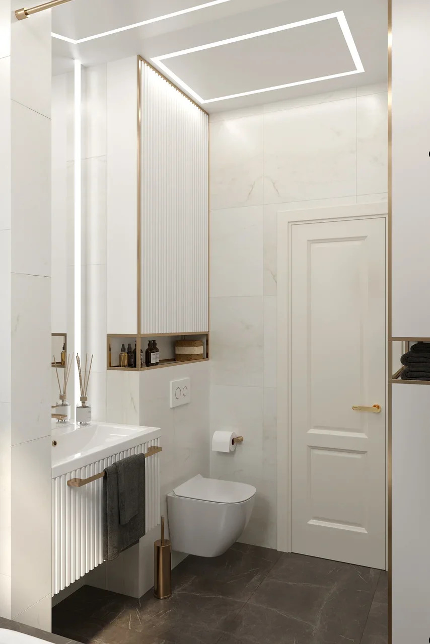 Частный дом, дизайн-проект неоклассика