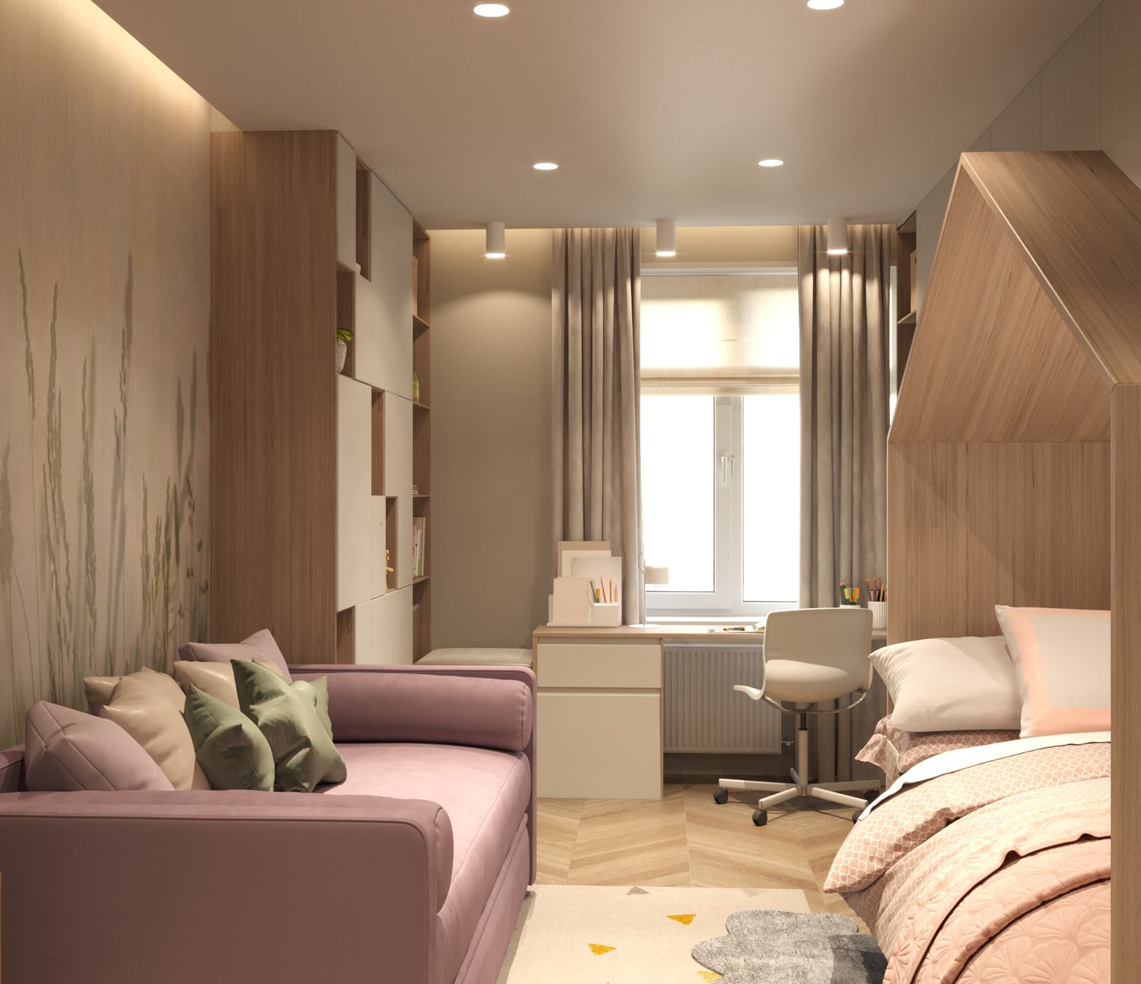 Обложка проекта: INTERIOR DESIGN FOR GIRL