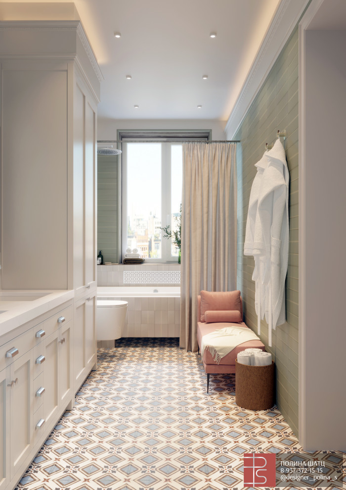 Обложка проекта: Квартира с 3м потолками для семьи из 4 человек