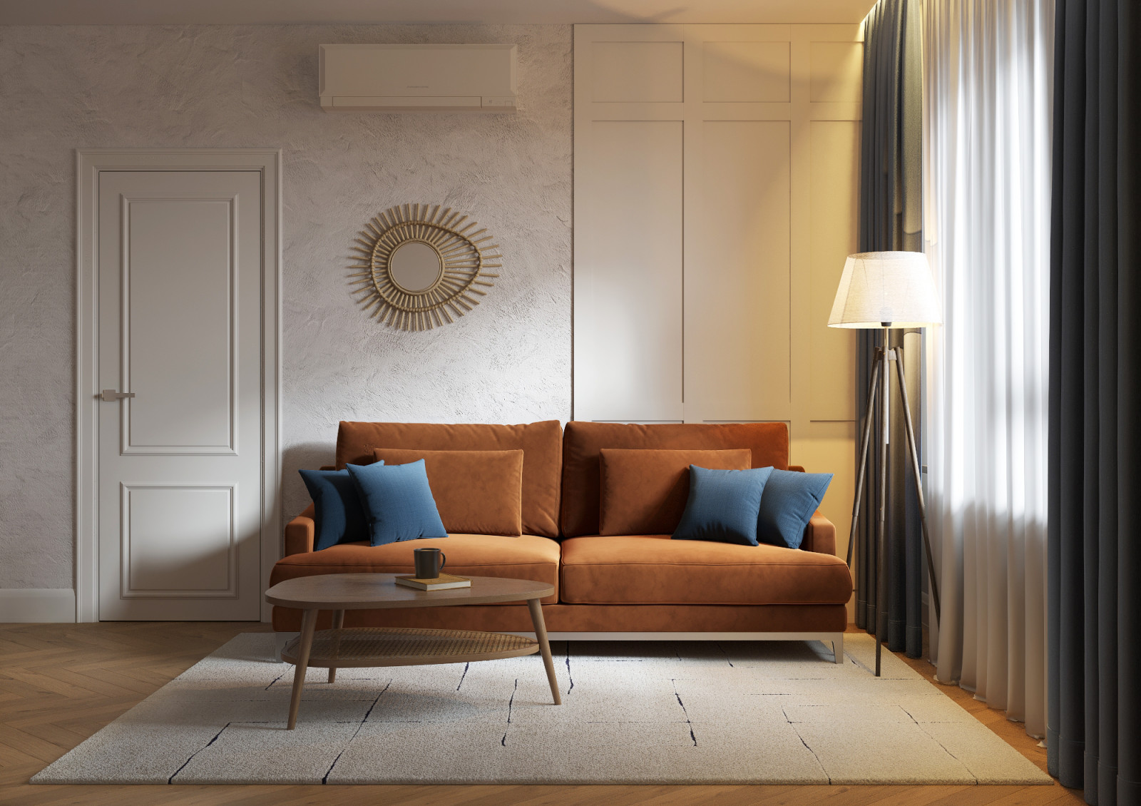 Интерьер с элементами винтажа