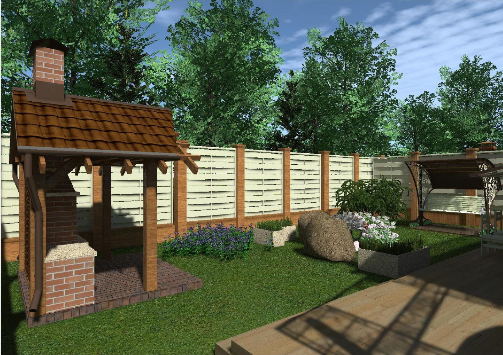 Двухэтажный дачный дом 6х7 с мансардой из газобетона под ключ