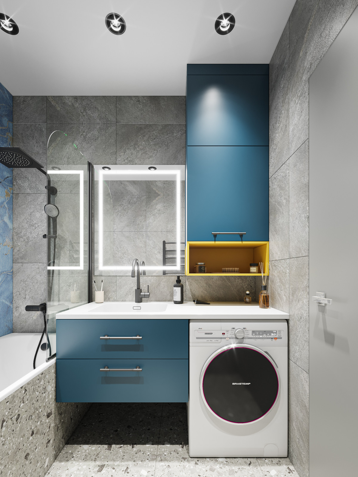 Обложка проекта: Дизайн-проект 62 м2 ул. Кременчугская улица, 3, к2