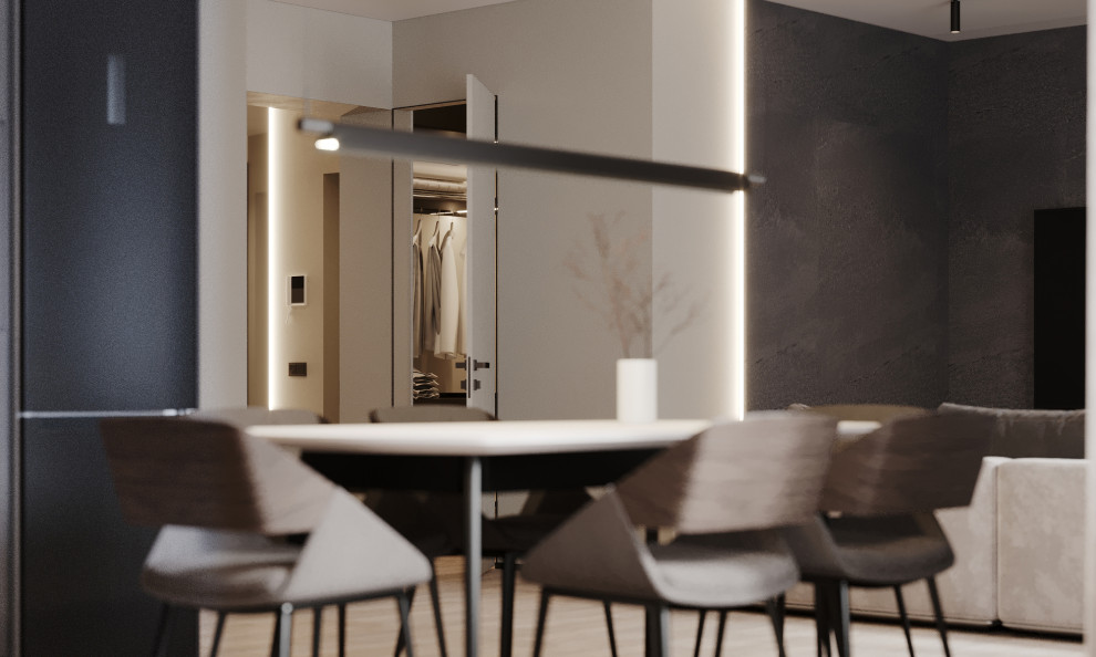 Интерьер квартиры 87м2 в поселке парке Весна