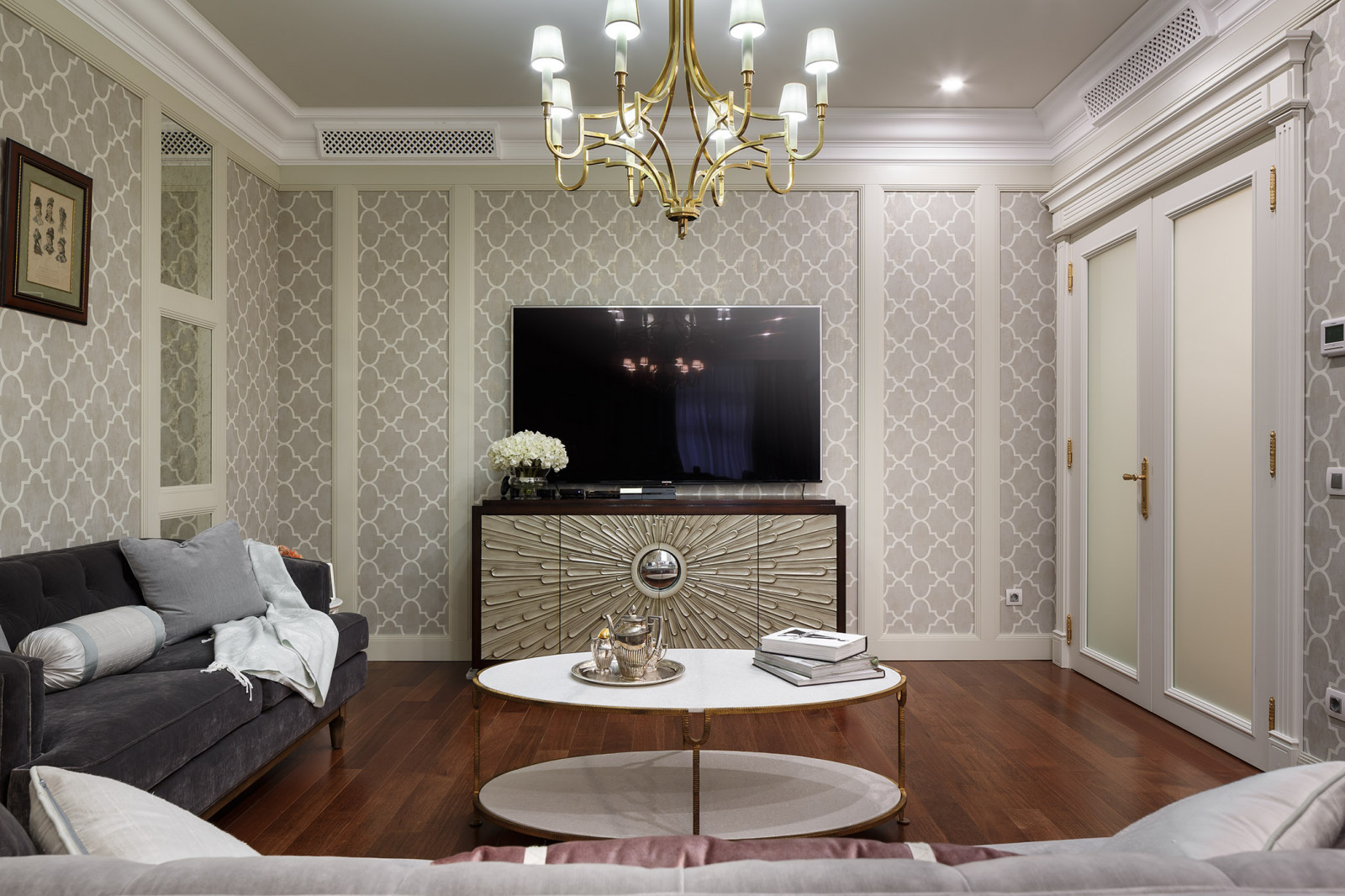 Новая Классика для молодой семьи на Набережной Фонтанки 280 м2