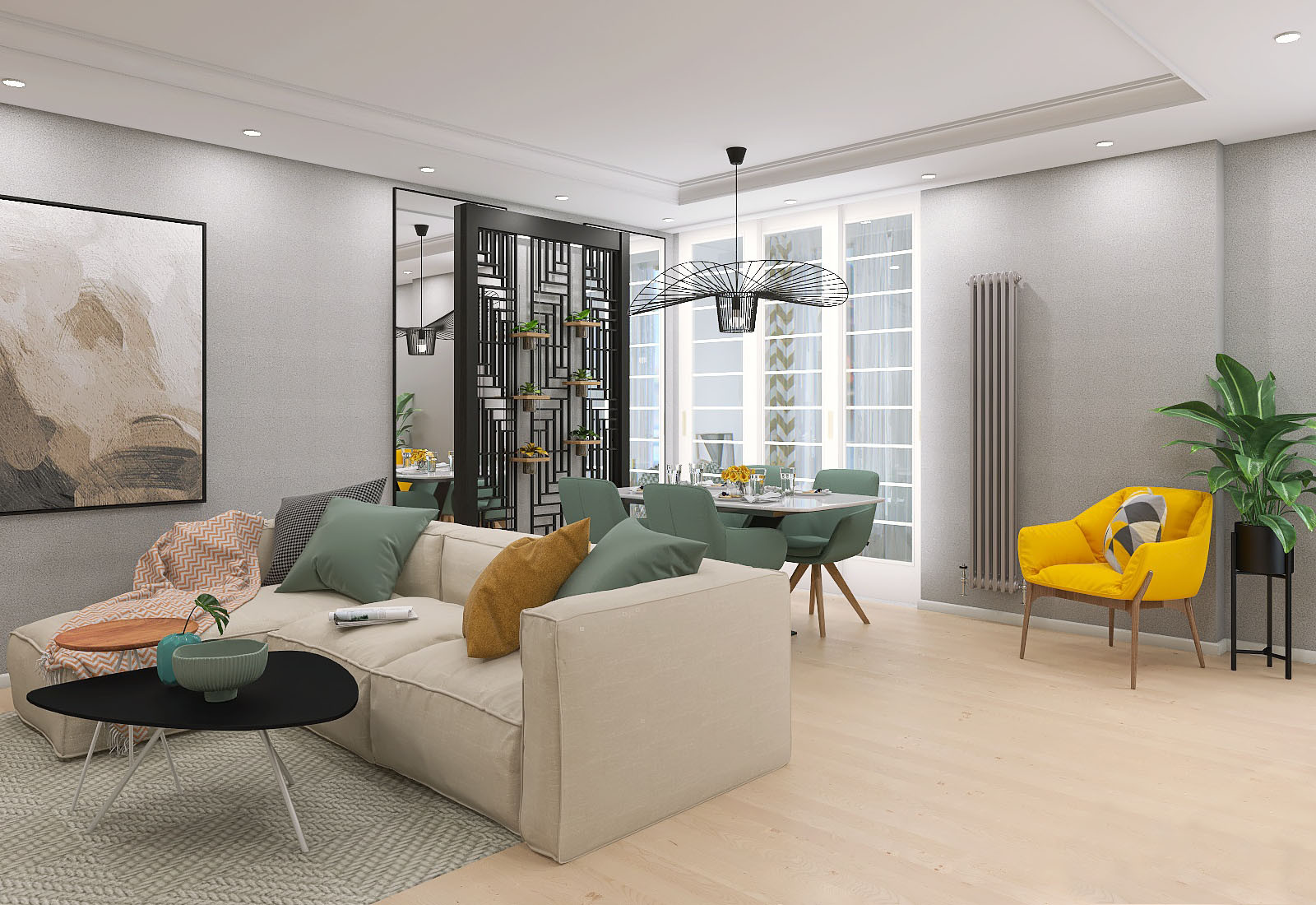 Трехкомнатная квартира ЖК Романтик