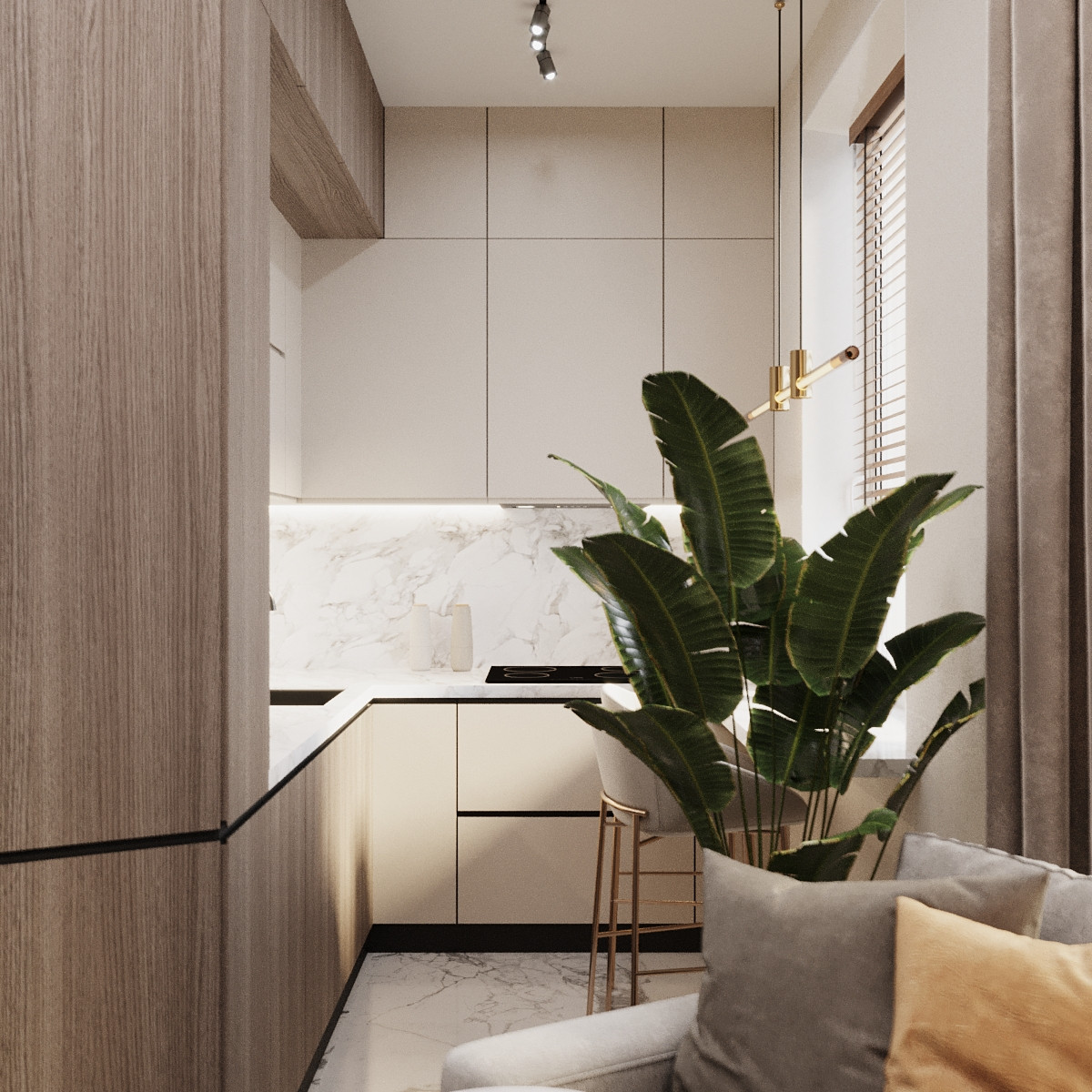 Дизайн-проект квартиры в ЖК Питер