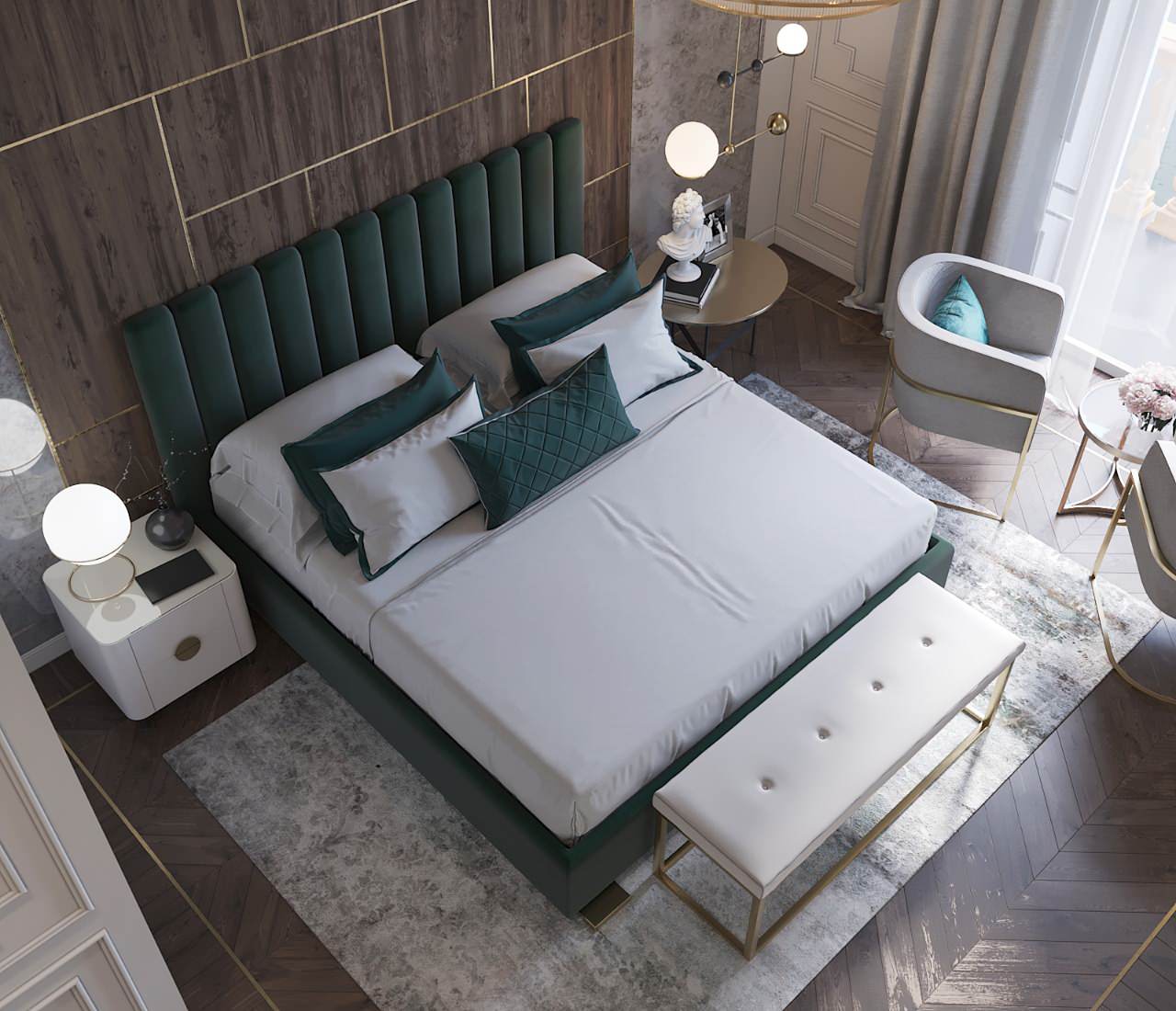 Безупречная элегантность с изумрудными акцентами