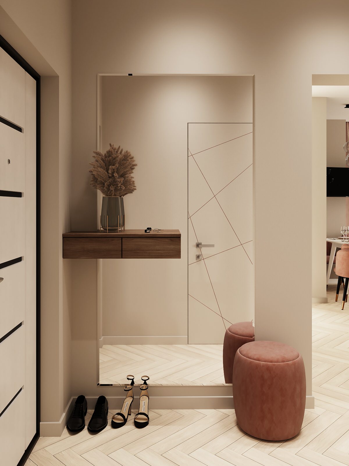 Проект 2-к квартиры 45м2 в ЖК Сочи Парк