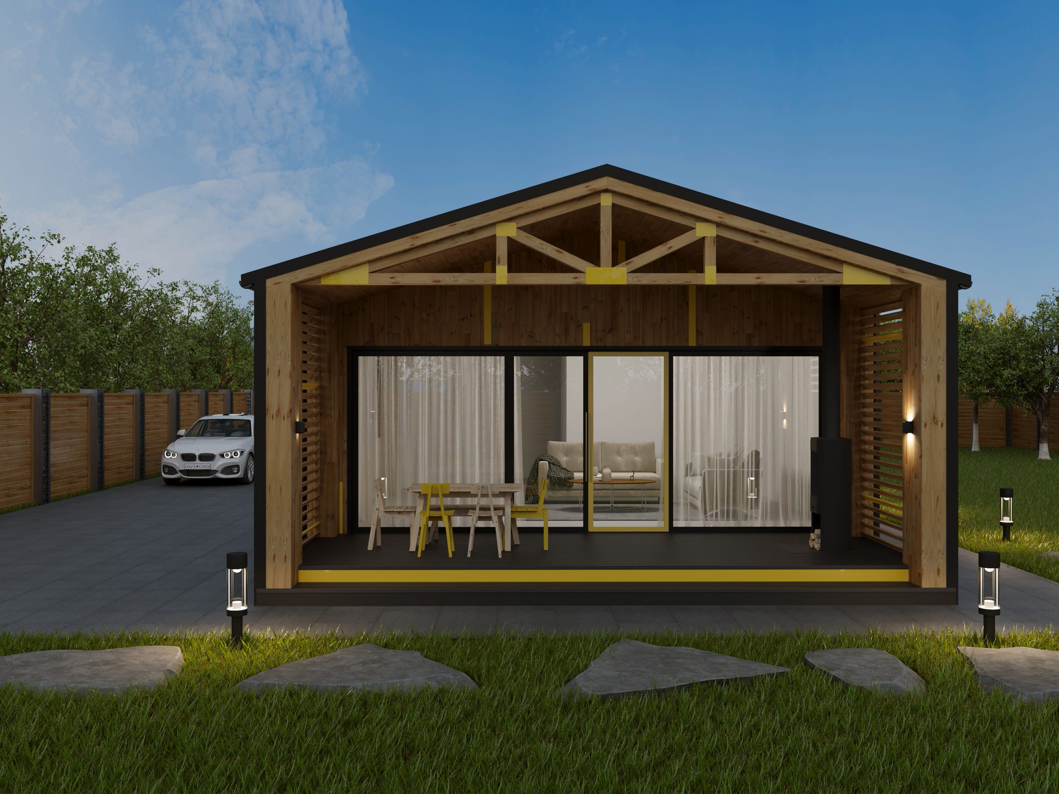 Барнхаус 1 этаж